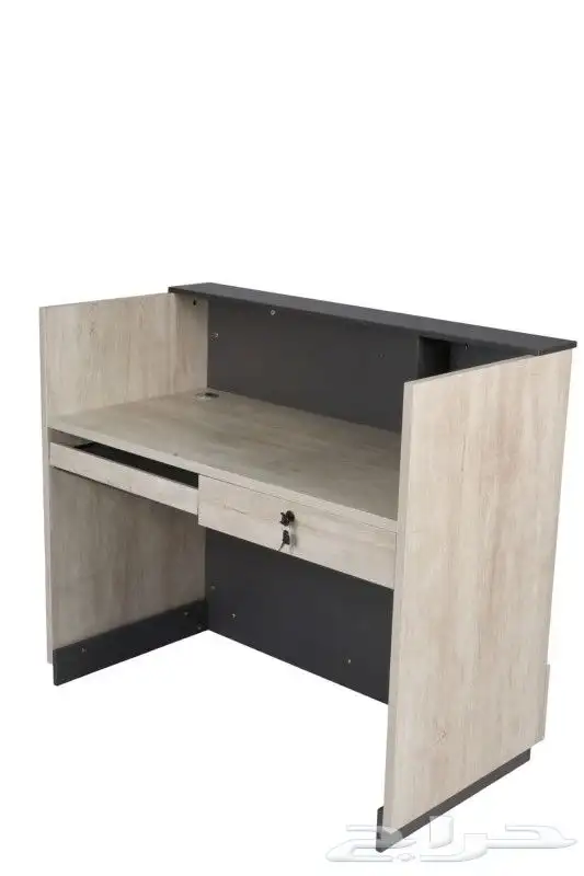 كونتر استقبال زجاج وخشب كراسي انتظار 8