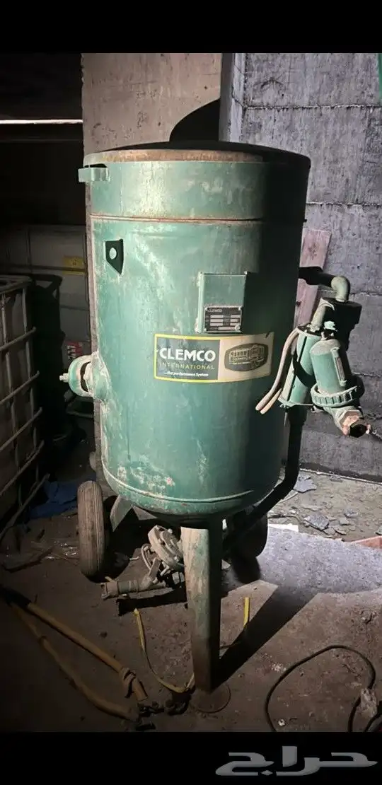 رمالة ساند بلاست مكينة رش رمل رماله sandblasting sand blast 0