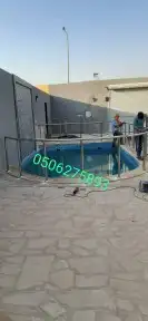 مصبات شلالات استيل مصبات مسابح 4