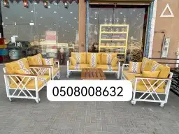جلسات خارجية كراسي خشبيه كراسي حديد خارجية جلسات مراكيز احوا 5