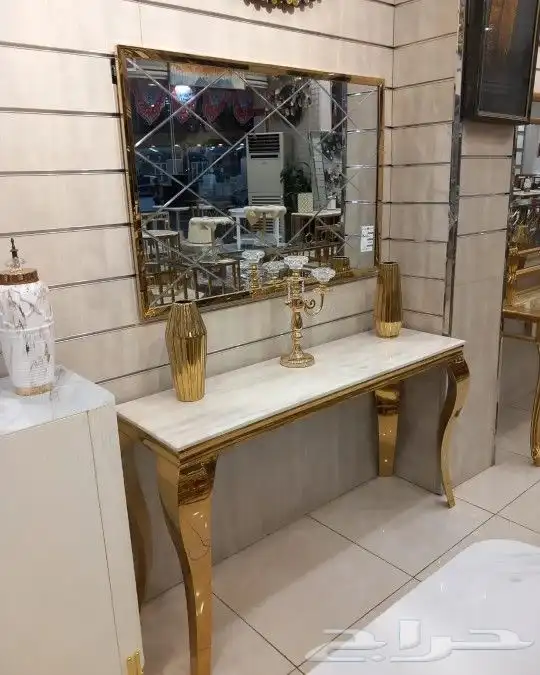 مداخل رخام وقزاز ذهبي وفضي 0