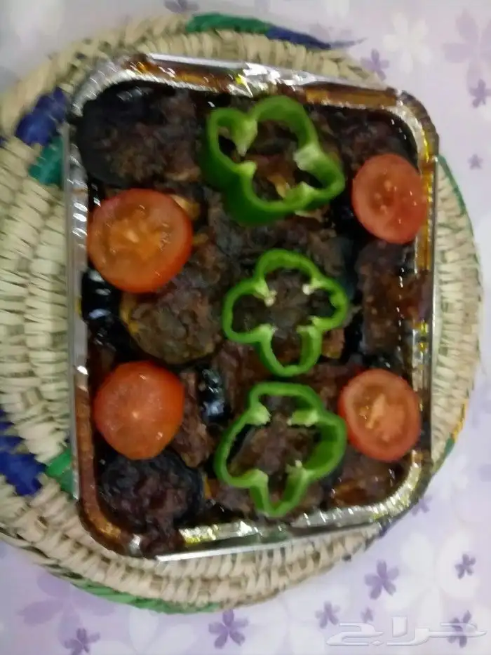 مصقعة باذنجان باللحم المفروم 0