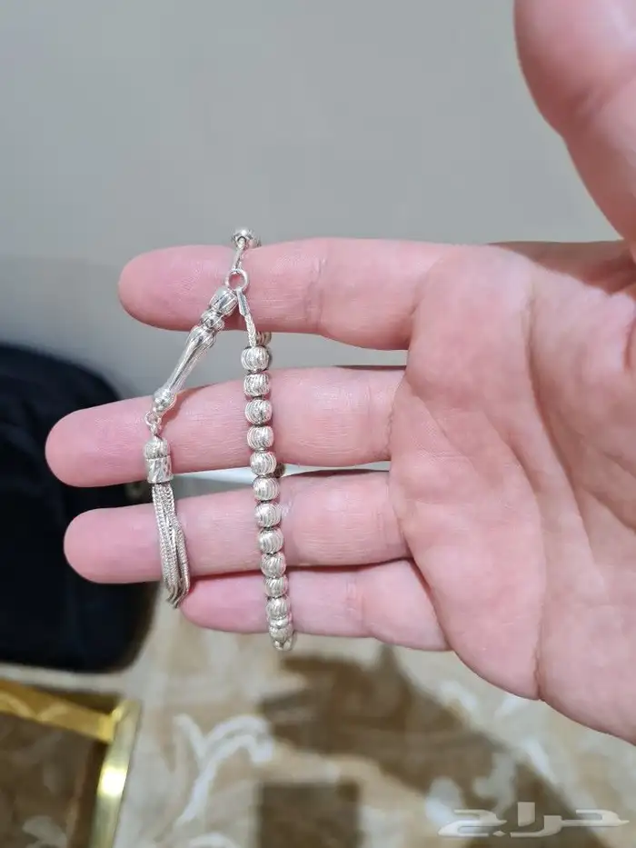 سبحة فضة 925 1