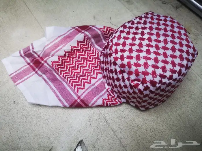 طاقية مع الشماغ 2