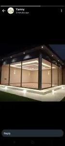 مجالس ساندوتش بنل واجهات زجاج جلسات مودرن تنسيق حدائق 2