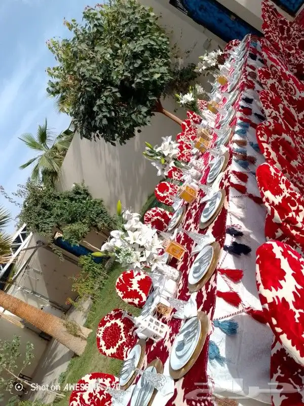 طاولات رمضانيه خيام اروبيه بيوت شعر خيام شعبيه 8