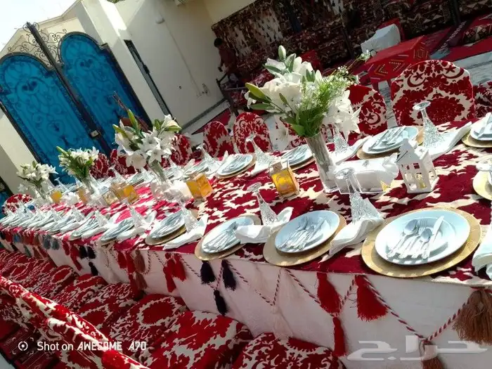 طاولات رمضانيه خيام اروبيه بيوت شعر خيام شعبيه 5