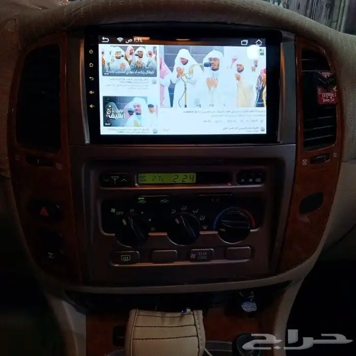 تركيب شاشه اندرويد لجيب لندكروزر(GXR)موديل2007 2