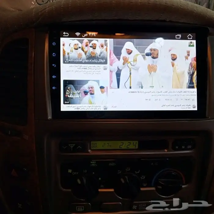 تركيب شاشه اندرويد لجيب لندكروزر(GXR)موديل2007 1