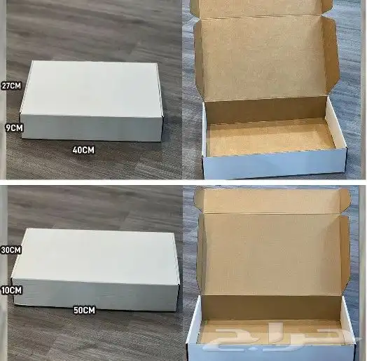 تصميم وطباعة كافة انواع ومقاسات البوكسات وبأحجام مختلفة 5