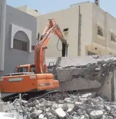 هدم المباني وترحيل ناتج الهدم مجان مقابل السكراب 0