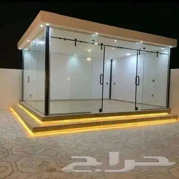 زجاج  سكريت  دربزين  شور  شورات  واجهات محلات  ابواب زجاج 4