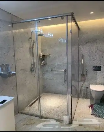 زجاج  سكريت  دربزين  شور  شورات  واجهات محلات  ابواب زجاج 8