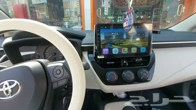 شاشه كورولا مديل 2020 مع الديكور 2