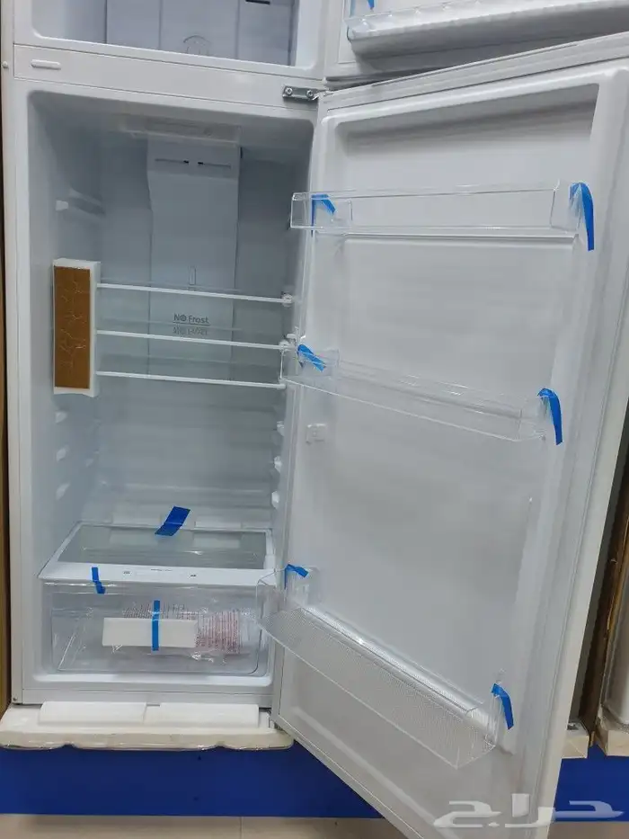 ثلاجة تبريد وتجميد بخار سرين بابين 8.9 قدم  أبيض ثلاجه وسط 3