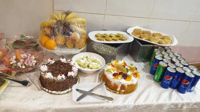 بوفيه مفتوح ويوجد ايضا سخانات للإيجار وضيافه 5