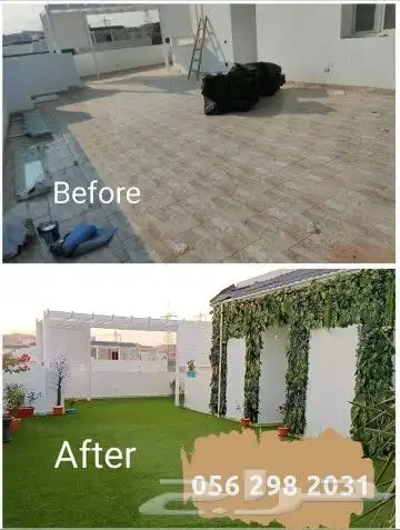 تنسيق حدائق بالأحساء 3