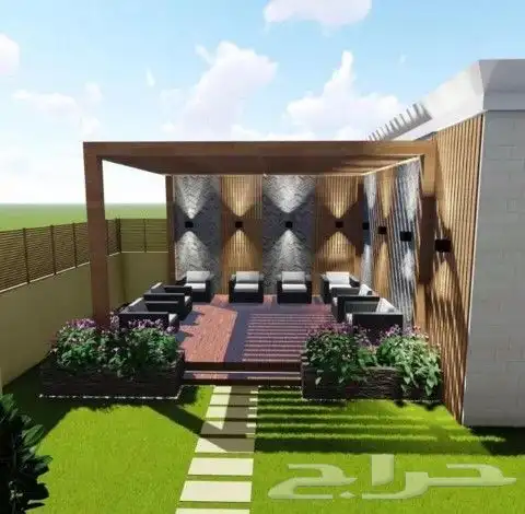 تنسيق حدائق بالأحساء 7