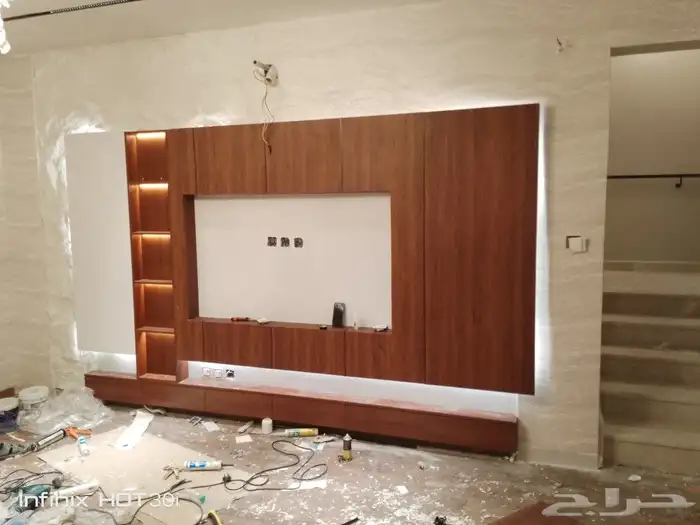 ديكورات الشرقيه بديل رخام بديل خشب شاشات جبسيه دهانات 0