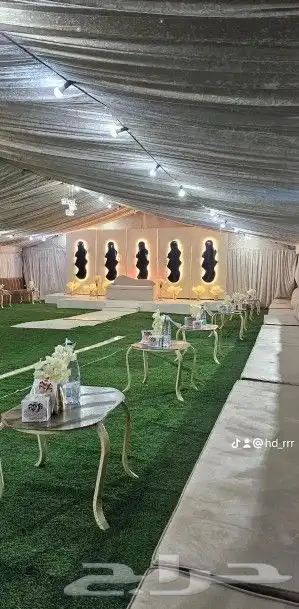 كوشات حفلات صيوانات ملكيه للزواجات 0