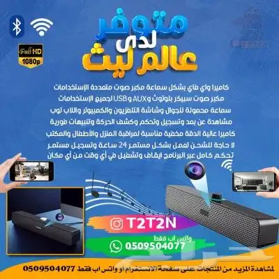 كاميرا اختبارات و كاميرا مراقبة بشكل مكبر صوت 1