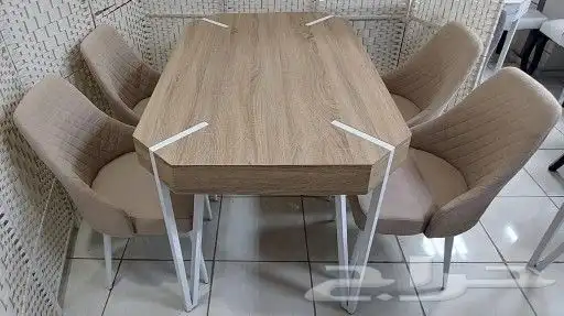 طاولة طعام خشبي 4 كراسي 2