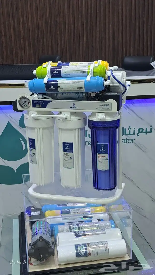 فلاتر تحلية المياه نقي نثال سمنان فلتر جامبو صيانه تغير فلات 0
