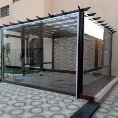 مجالس خارجيه ساندوتش بنل برجولات جلسات واجهات زجاج 8
