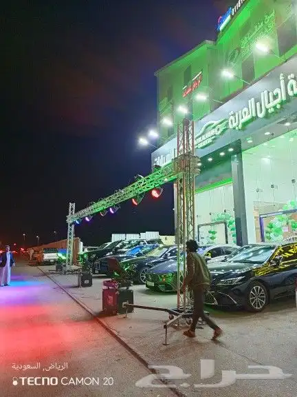 تاجير وتركيب اضاءة ثابته ومتحركه 2