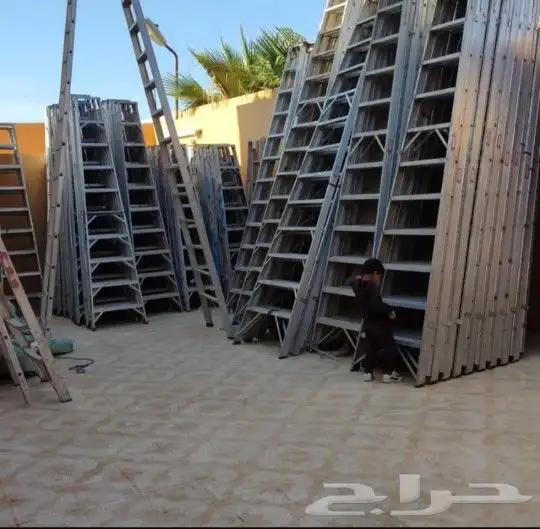 سلم فيبر قلاص   سلم المنيوم 7