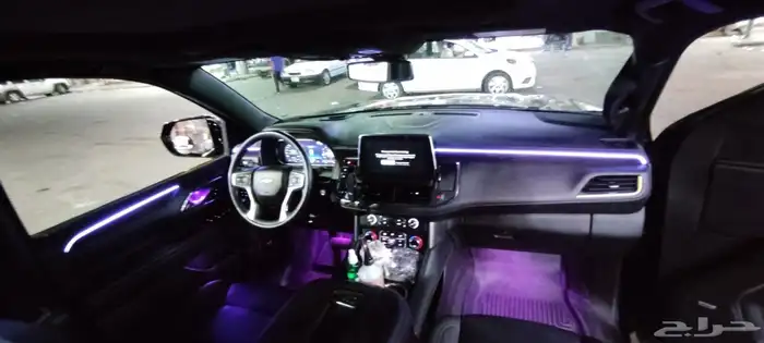 ليد ات محيطة النوع الجديد اكريلك شفروليه تاهو موديل 2024 0