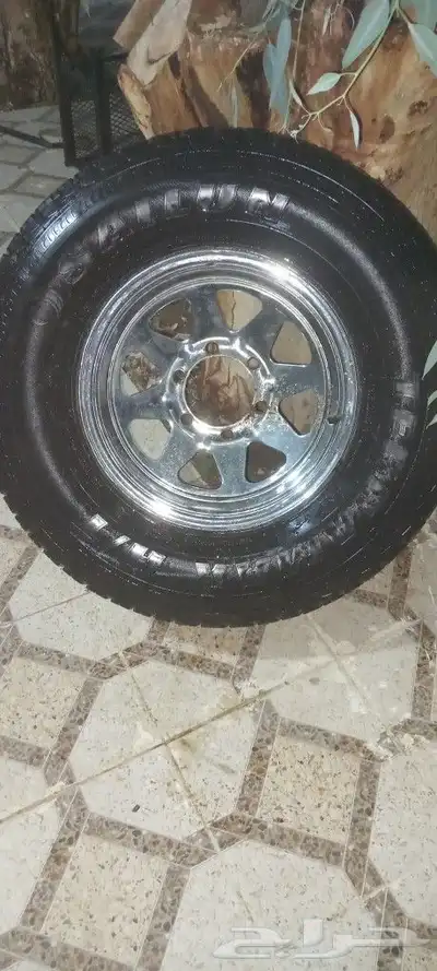 جنط جيب نيسان مقاس 15على اشرط لا رجه ولا غيره 2