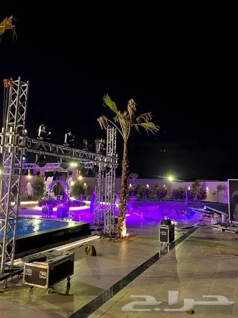 ديكورات حفلات شاشات عرض صوتيات واضاءات وتنظيم مؤتمرات ومعارض 3