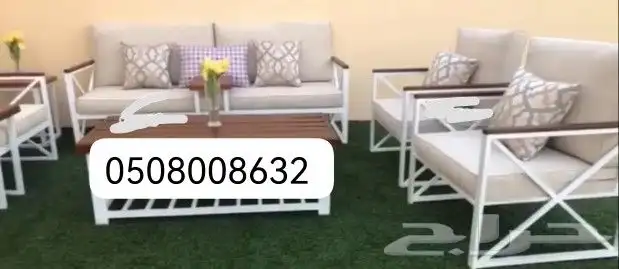جلسات خارجية جلسات مراكيز احواش استراحات شاليهات كراسي خشبيه 8