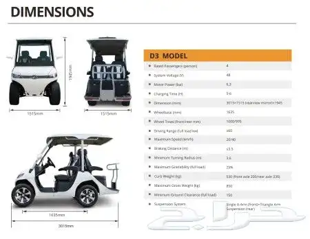 عربات كهربائية قولف كار GOLF 35