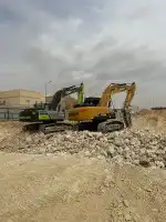 شيولات بوكلينات قلابات للايجار حفر دفن توريد مواد 9