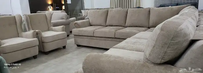 كنب مودرن زاويه حرف ال 2