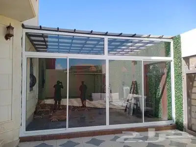 المنيوم ابواب حمام ابواب شبابيك المنيوم شغل ميا ميا 3