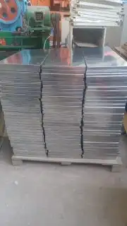 صاجات رفوف مجلفنة مطابقة للمواصفات ويوجد مدهون 0