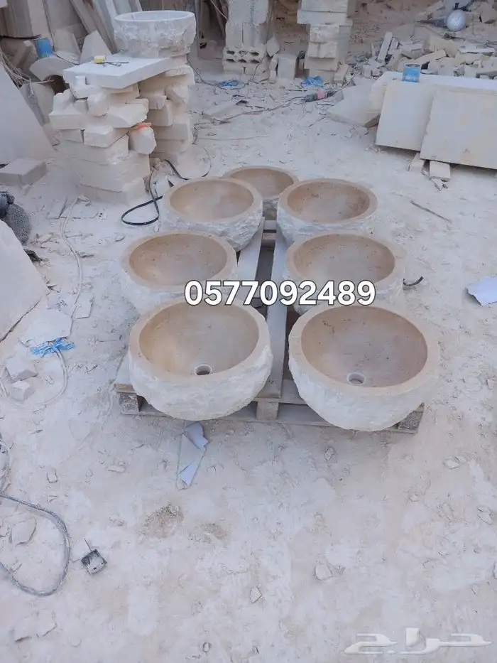 احواض حجر مغاسل حجر 4