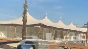 خيام ملكيه وبيوت شعر مجالس عربيه مشبات خيام مجالس قزاز 17