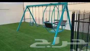 A bouncy rotating rubber swing all in iron. All new 0