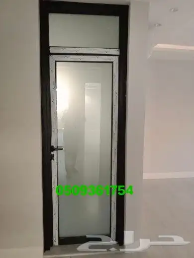 المنيوم ابواب حمام ابواب شبابيك المنيوم شغل ميا ميا 3