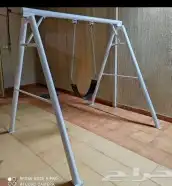 A bouncy rotating rubber swing all in iron. All new 13