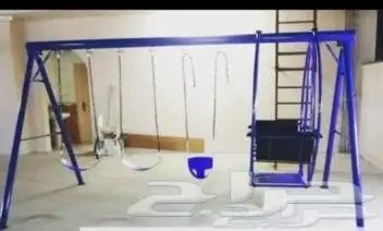 A bouncy rotating rubber swing all in iron. All new 25