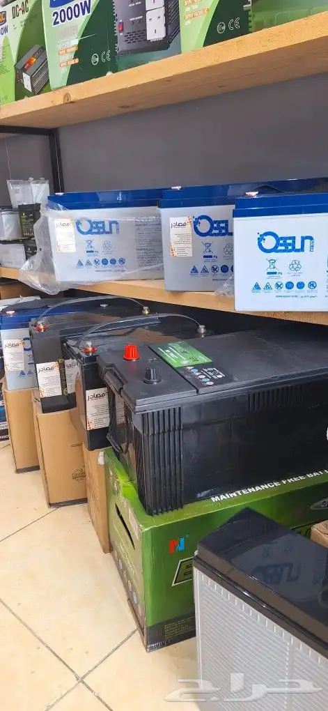 جميع احجام البطاريات الجافة بالطاقة الشمسية 3