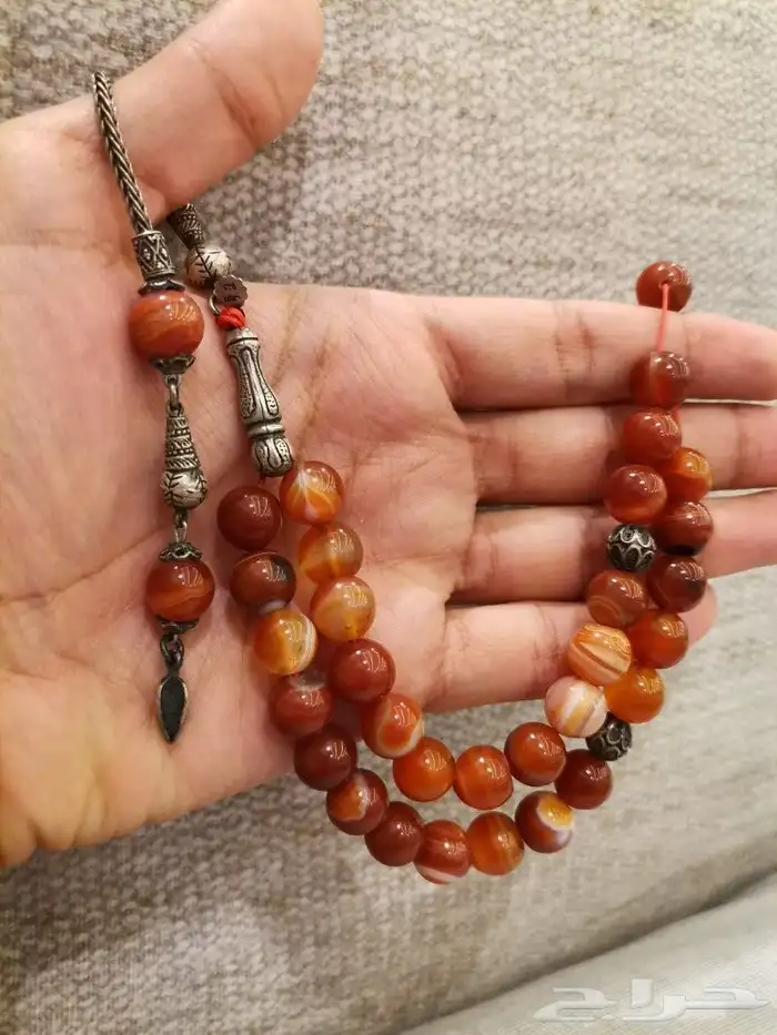 مسباح عقيق و فضة 2