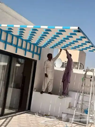 مضلات سواتر برجولات ديكورات اصباغ بديل خشب بديل رخام عشب ص 9