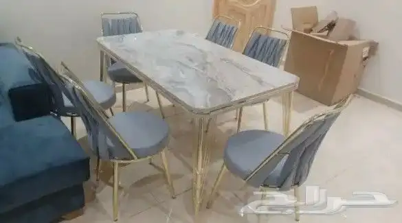 طاولات طعام خشب ماليزية جودة عالية قوية توصيل وتركيب 5