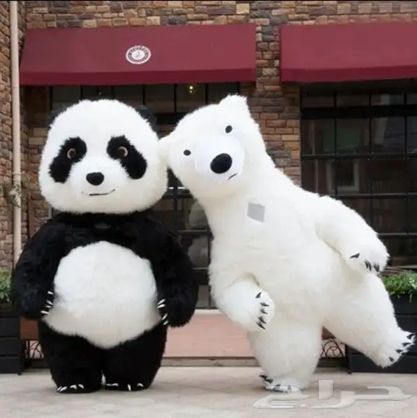 دميه نفخ هواء دب الباندا وعديد من الأشكال المختلفه وتأجير 1